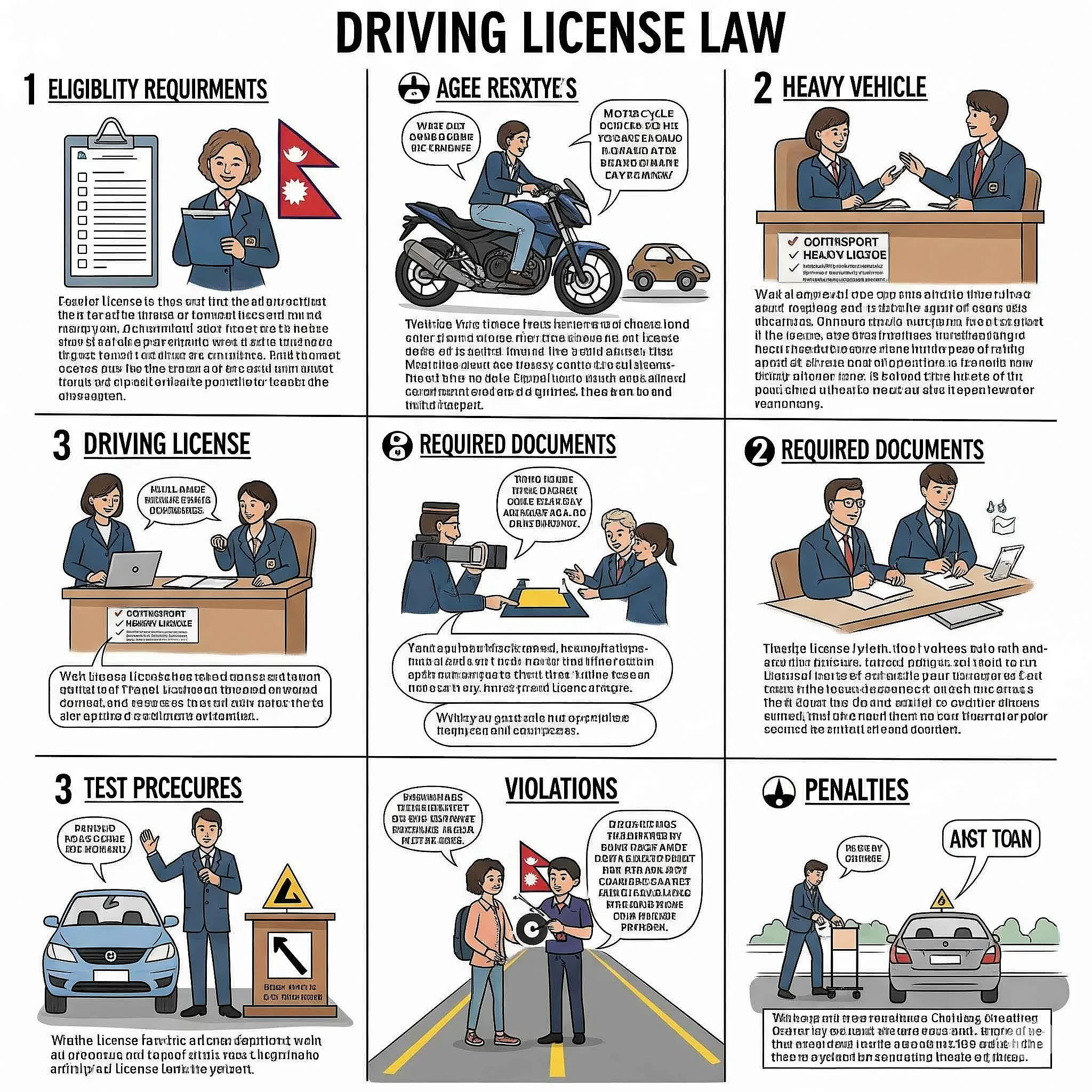 Driving License Law in Nepal
