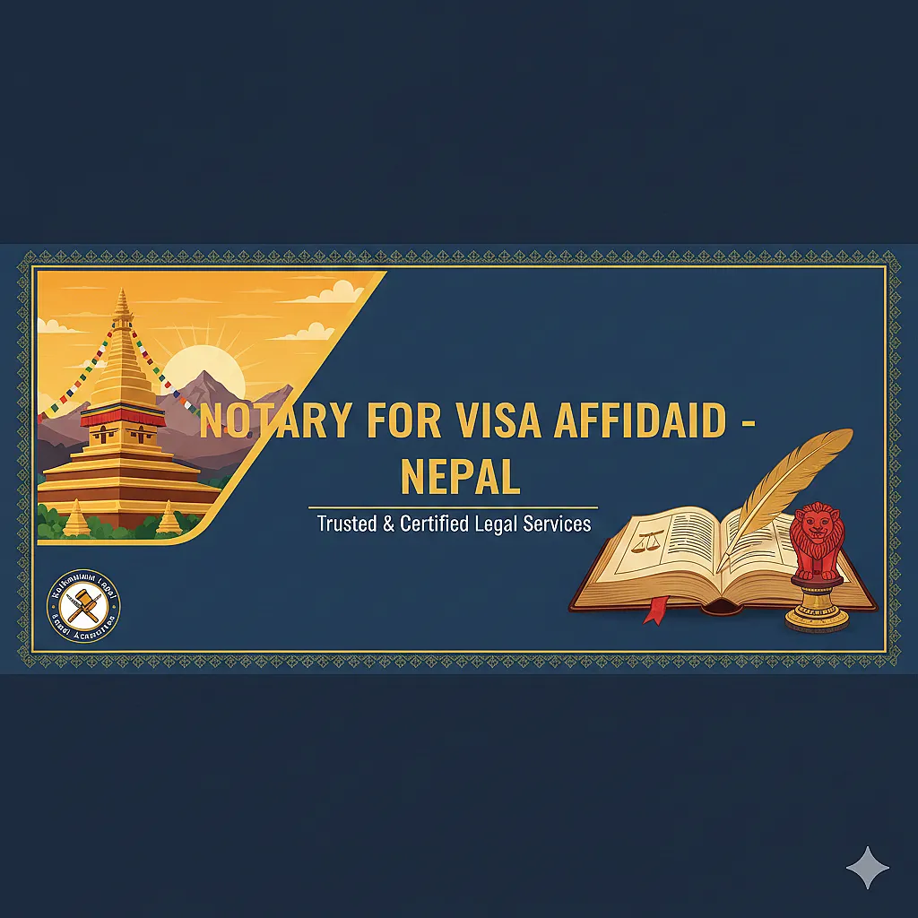 Notary for Visa Affidavit Nepal | Online Notary Service in Nepal