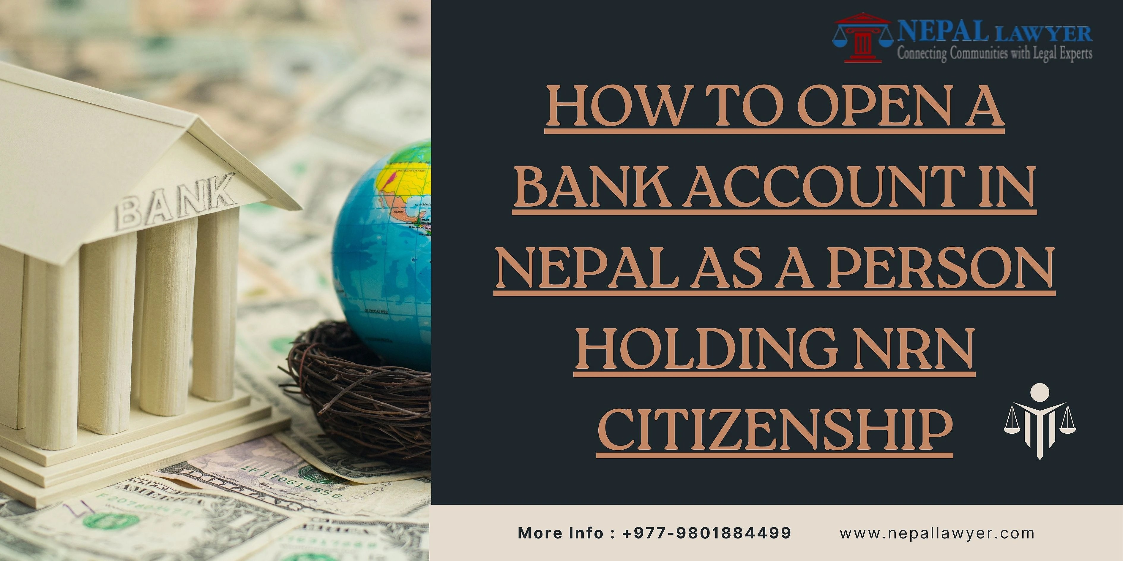 How to open a bank account in Nepal as a person holding NRN Citizenship