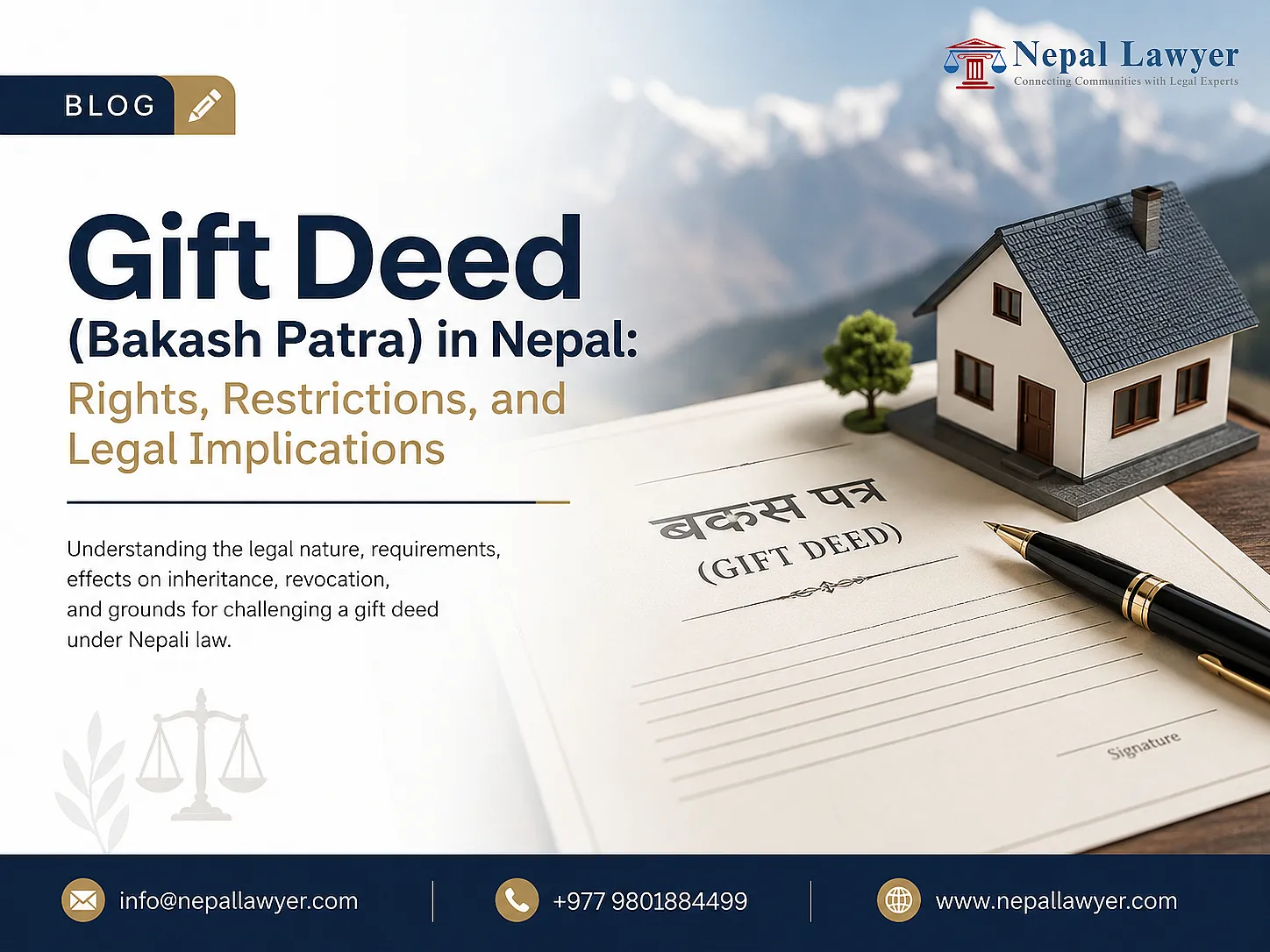 Gift Deed (Bakash Patra) in Nepal: Rights, Restrictions, and Legal Implications